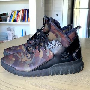 Adidas Tubular sneakers size 12 camouflage